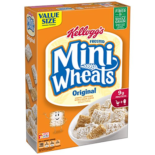 Kellogg's Frosted Mini Wheats Original, 24 Ounce Box | SleepyChef.com ...