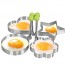 naughtygifts egg mold Egg Shaper egg ring pancake molds egg mould Stainless Steel Mold Cooking Kitchen Tools